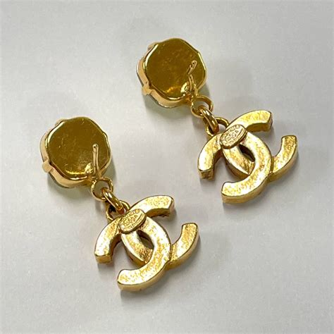 etsy fake chanel earrings|fake Chanel earrings for sale.